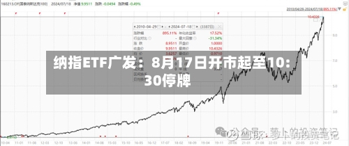 纳指ETF广发：8月17日开市起至10:30停牌-第2张图片