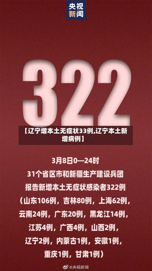 【辽宁增本土无症状33例,辽宁本土新增病例】