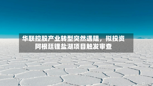 华联控股产业转型突然遇阻，拟投资阿根廷锂盐湖项目触发审查-第3张图片