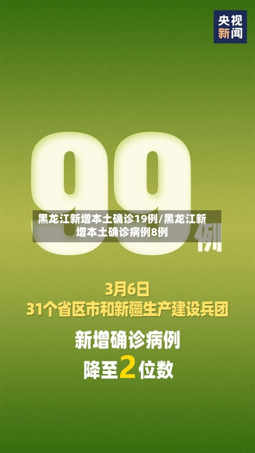黑龙江新增本土确诊19例/黑龙江新增本土确诊病例8例-第2张图片