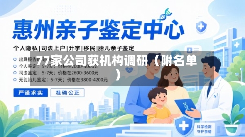 77家公司获机构调研（附名单）