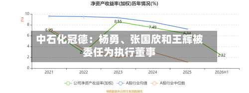 中石化冠德：杨勇、张国欣和王辉被委任为执行董事-第2张图片