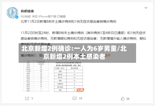 北京新增2例确诊:一人为6岁男童/北京新增2例本土感染者