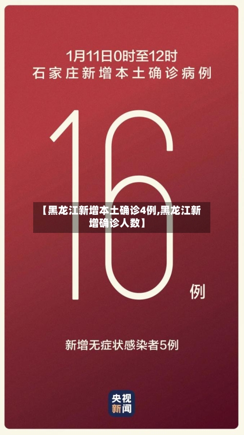 【黑龙江新增本土确诊4例,黑龙江新增确诊人数】-第3张图片