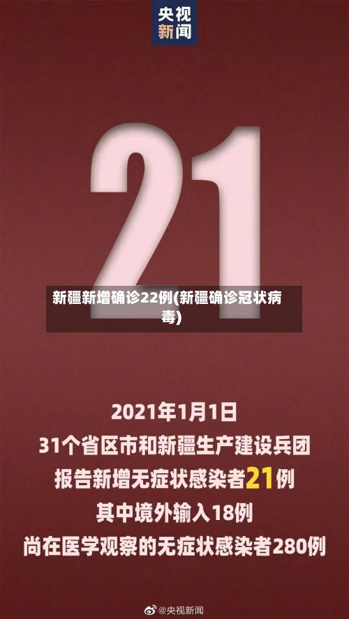 新疆新增确诊22例(新疆确诊冠状病毒)-第3张图片