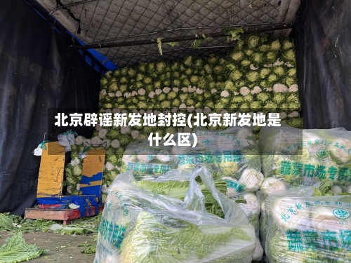 北京辟谣新发地封控(北京新发地是什么区)-第2张图片