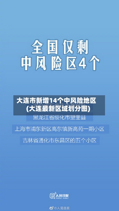大连市新增14个中风险地区(大连最新区域划分图)