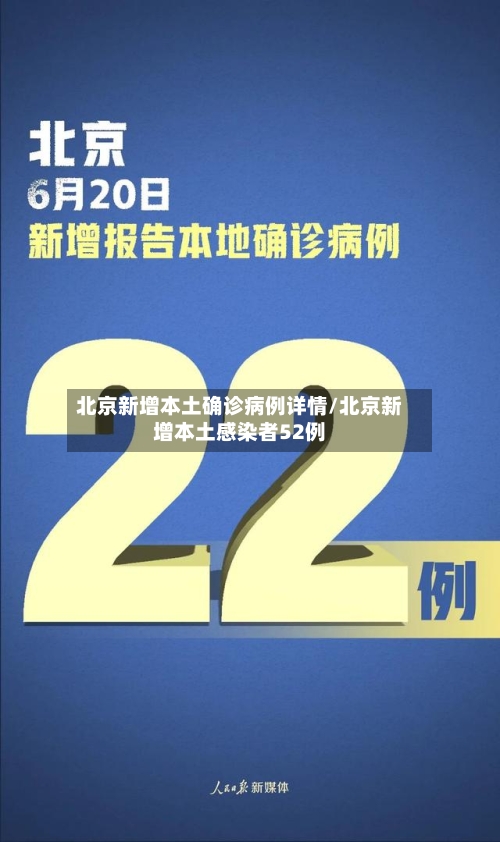 北京新增本土确诊病例详情/北京新增本土感染者52例