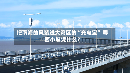 把南海的风装进大湾区的“充电宝	” 粤西小城凭什么？-第2张图片