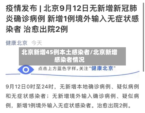 北京新增45例本土感染者/北京新增感染者情况-第2张图片