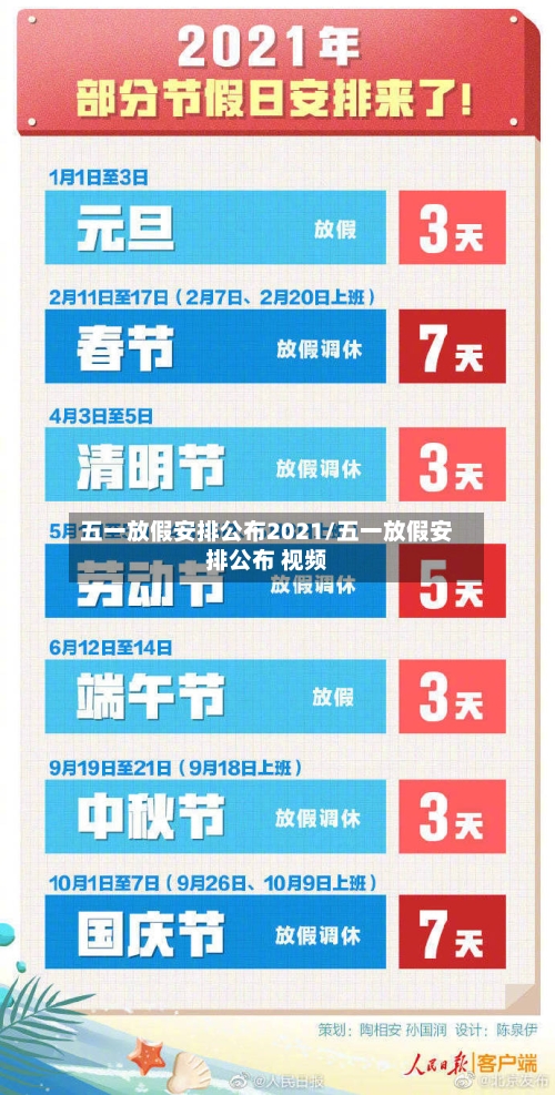 五一放假安排公布2021/五一放假安排公布 视频