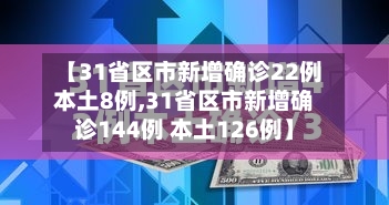 【31省区市新增确诊22例本土8例,31省区市新增确诊144例 本土126例】-第3张图片