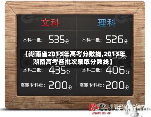 【湖南省2013年高考分数线,2013年湖南高考各批次录取分数线】-第2张图片