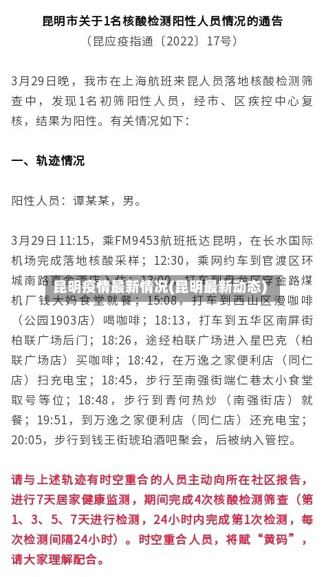 昆明疫情最新情况(昆明最新动态)-第2张图片