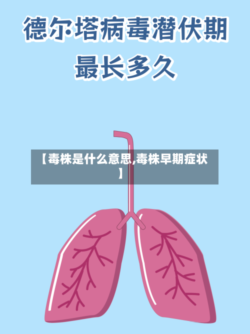 【毒株是什么意思,毒株早期症状】