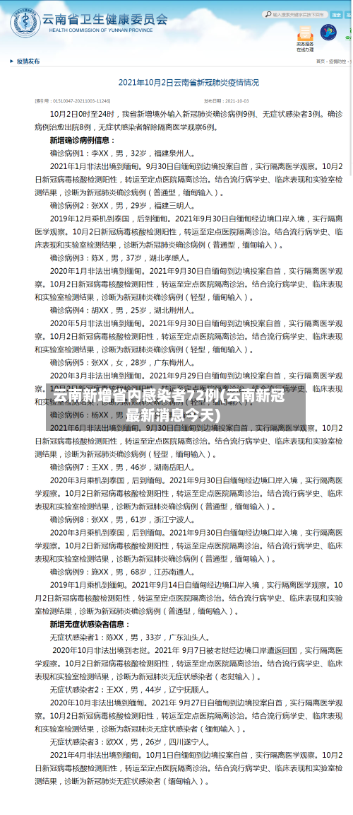 云南新增省内感染者72例(云南新冠最新消息今天)