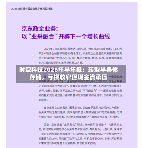 时空科技2026年半年报：转型半导体存储，亏损收窄但现金流承压-第2张图片