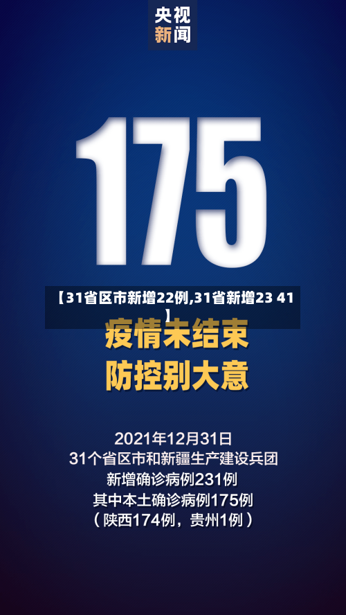 【31省区市新增22例,31省新增23 41】-第3张图片