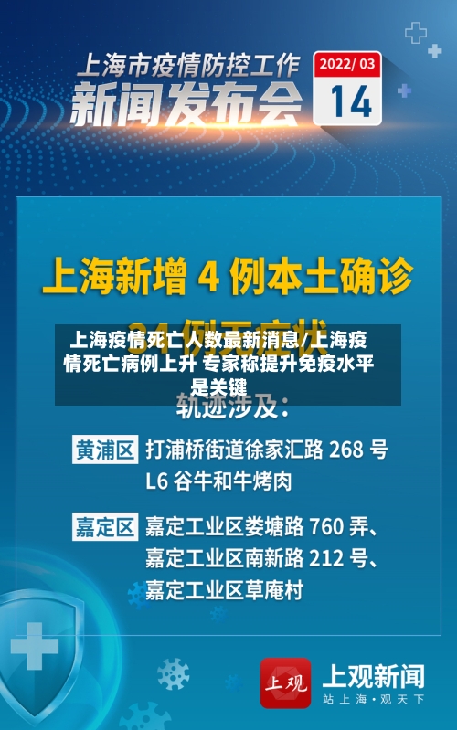 上海疫情死亡人数最新消息/上海疫情死亡病例上升 专家称提升免疫水平是关键
