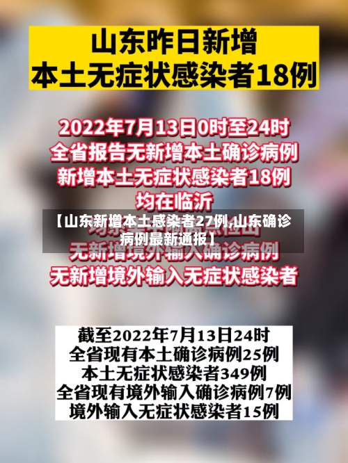 【山东新增本土感染者27例,山东确诊病例最新通报】
