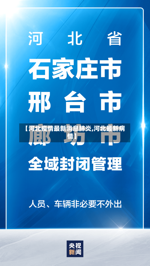 【河北疫情最新消息肺炎,河北最新病情】