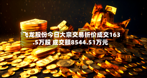 飞龙股份今日大宗交易折价成交163.5万股 成交额8544.51万元-第2张图片