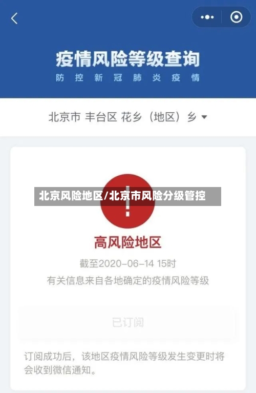 北京风险地区/北京市风险分级管控-第2张图片