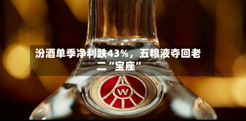 汾酒单季净利跌43%，五粮液夺回老二“宝座	”-第3张图片