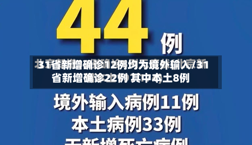 31省新增确诊12例均为境外输入/31省新增确诊22例 其中本土8例