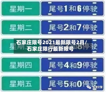 石家庄限号2021最新限号2月/石家庄限行最新限号-第2张图片