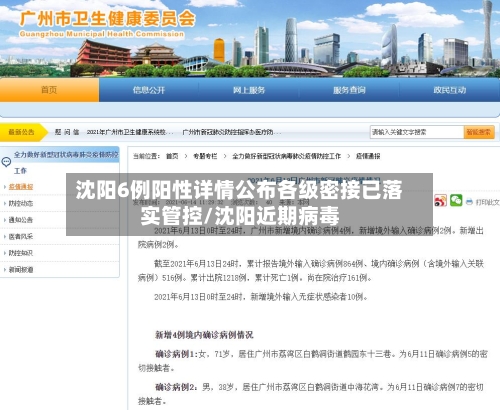 沈阳6例阳性详情公布各级密接已落实管控/沈阳近期病毒