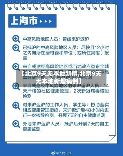 【北京9天无本地新增,北京9天无本地新增病例】